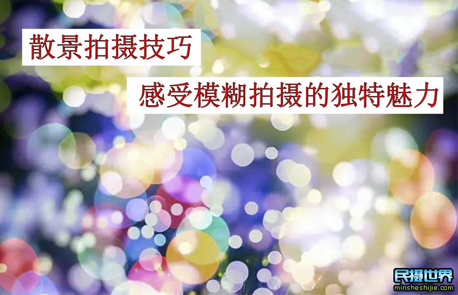 散景摄影技巧 散景效果