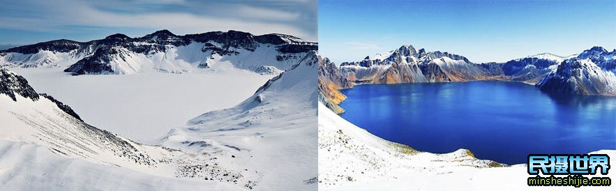 长白山冬季照片 冬季长白山旅游